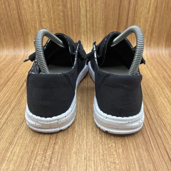 Hey Dude Wendy Basic Black Odyssey Women Size 8 Black Excellent Slip On Loafers - Picture 4 of 8